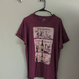 Guinness Maroon Graphic Tee